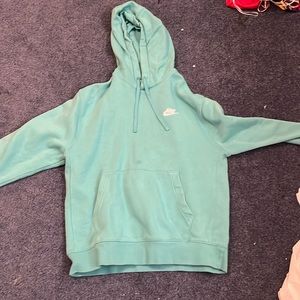 teal nike hoodie